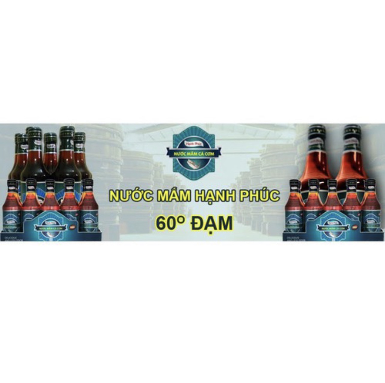 MẮM HẠNH PHÚC 60 ĐỘ ĐẠM 500ml