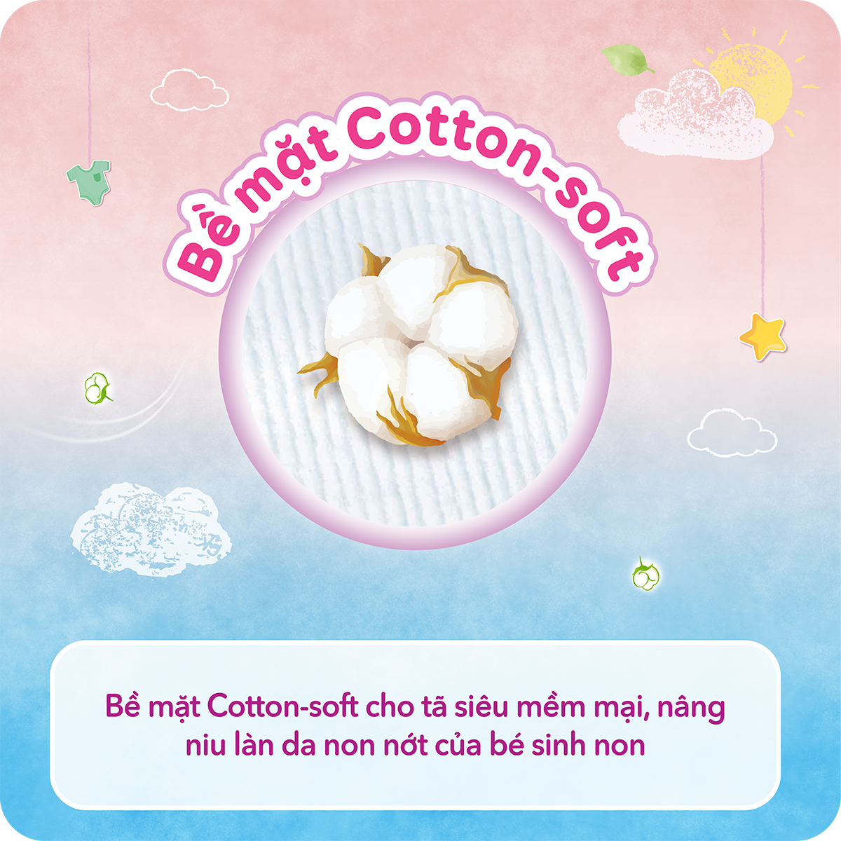 Tã/Bỉm dán Bobby cho trẻ thiếu tháng 3S 3kg - 30 miếng