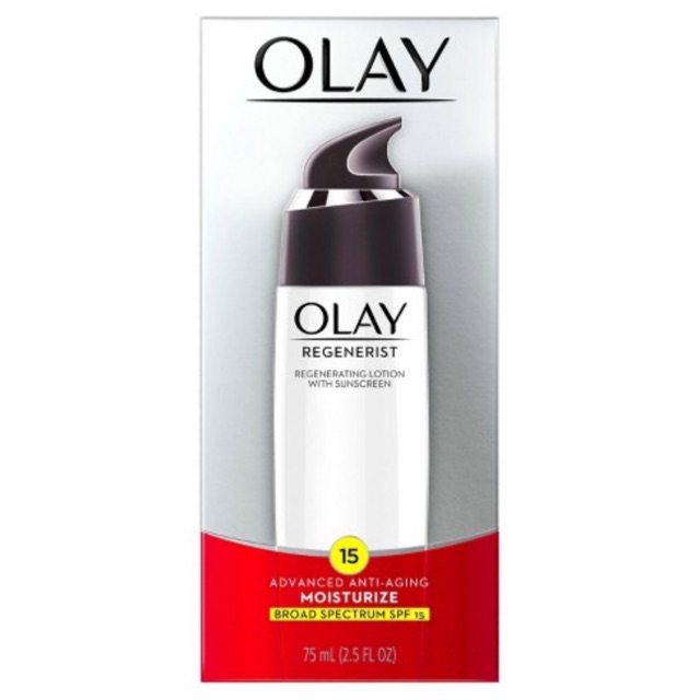 Sữa dưỡng trắng sáng và bảo vệ da Olay Regenerist & Protecting Lition with Suncreen spf15 75ml