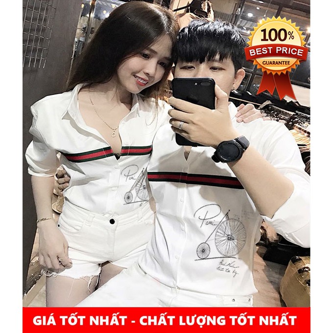 [HCM]ÁO SƠ MI ĐÔI XE ĐẠP CAO CẤP | SƠ MI CẶP GIÁ RẺ