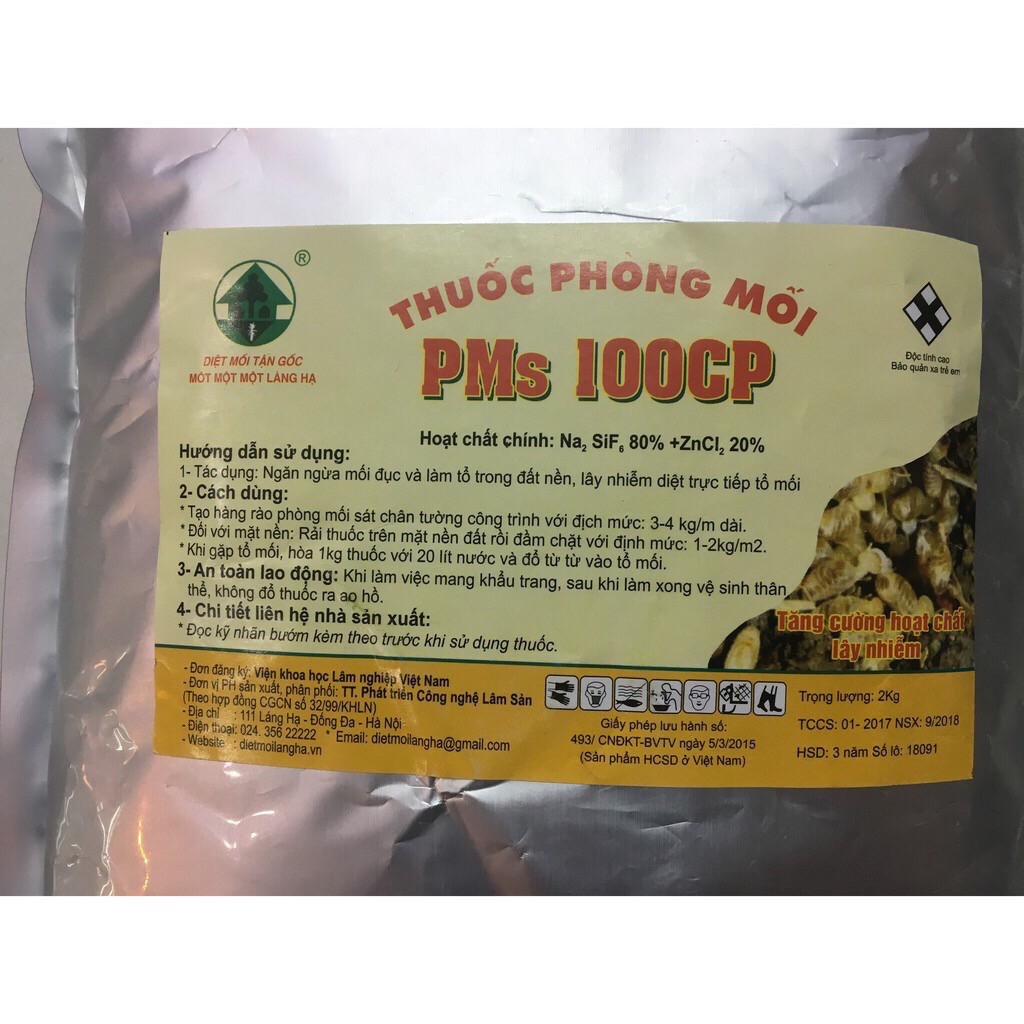 Bột chống mối PMS - 100 /2kg .