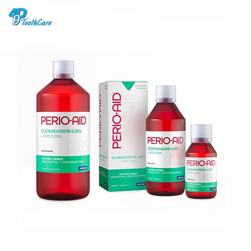 [HCM]Nước xúc miệng Perio-Aid activecontrol 0.05% Chlohexidine + 0.05% CPC