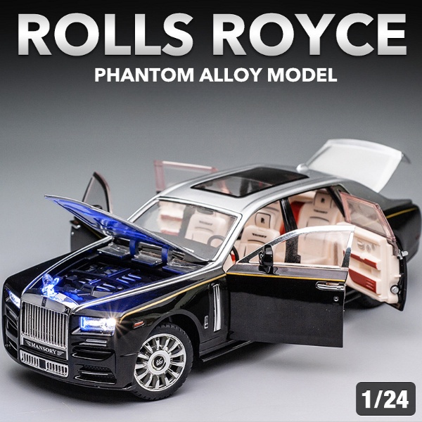 Mô hình xe RollsRoyce Phantom VIII tỉ lệ 124 hãng CHEZHI  Lazadavn