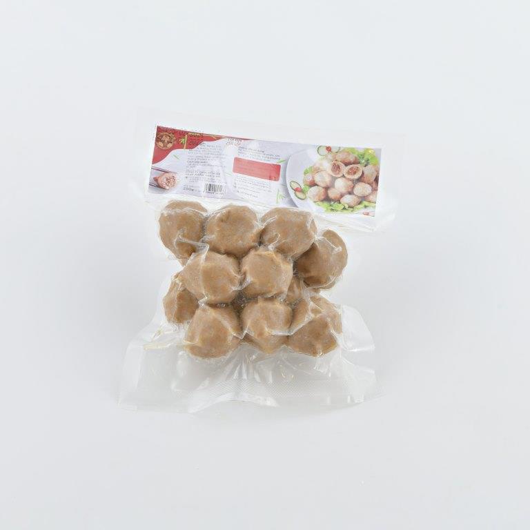 Viên nhân sốt Bò (hương vị Đài Loan) gói 250gr