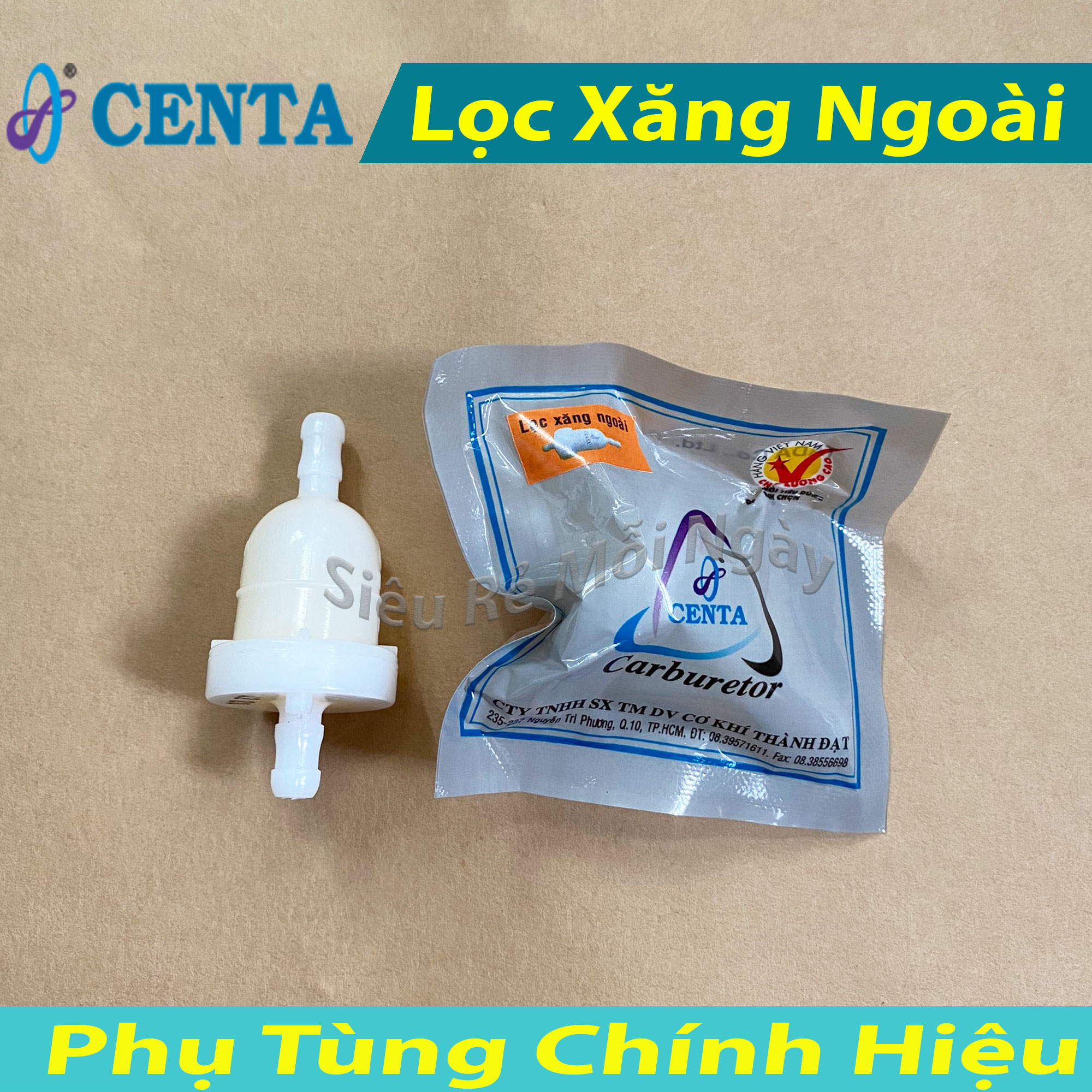 [HCM]Lọc xăng ngoài Centa dùng cho xe máy