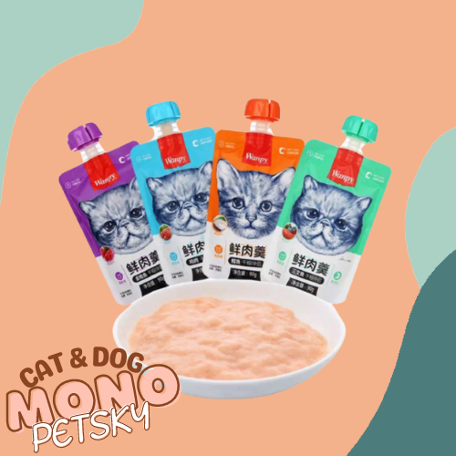 Súp thưởng Wanpy nắp vặn cho mèo gói 90g
