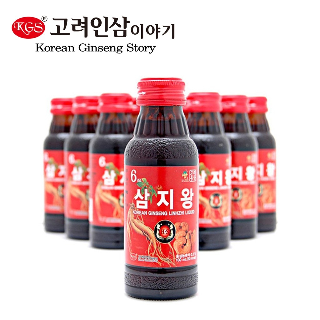 HCMNước hồng sâm linh chi KGS Hàn Quốc hộp 10 chai cam kết hàng chính hản