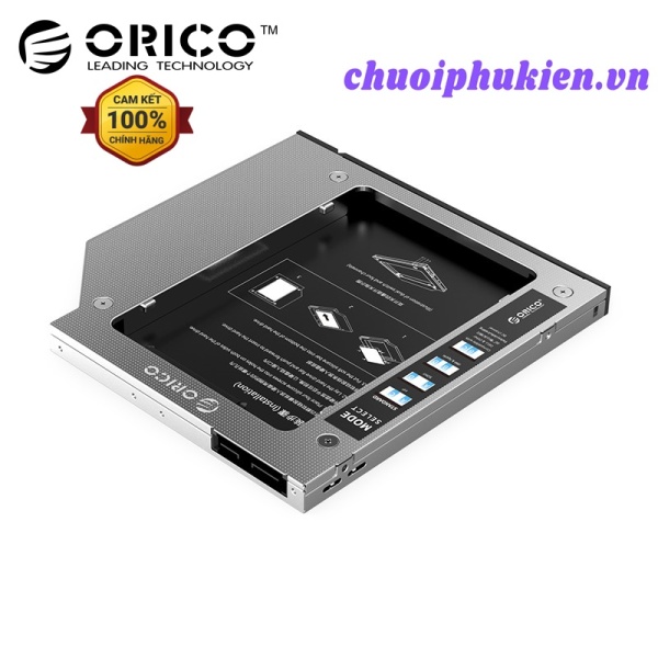 Bảng giá Khay chuyển đổi khe DVD độ dày 9.5” Thành ổ SSD (Caddy bay) ORICO M95SS- Hàng chính hãng Phong Vũ