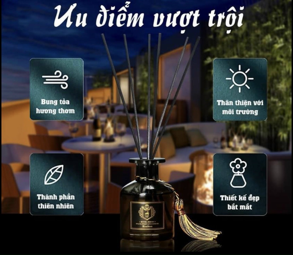 Lọ tinh dầu thơm phòng dung tích 50ml