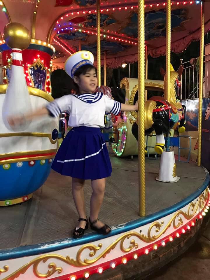 Bộ váy hải quân cho bé gái - Kèm Nón