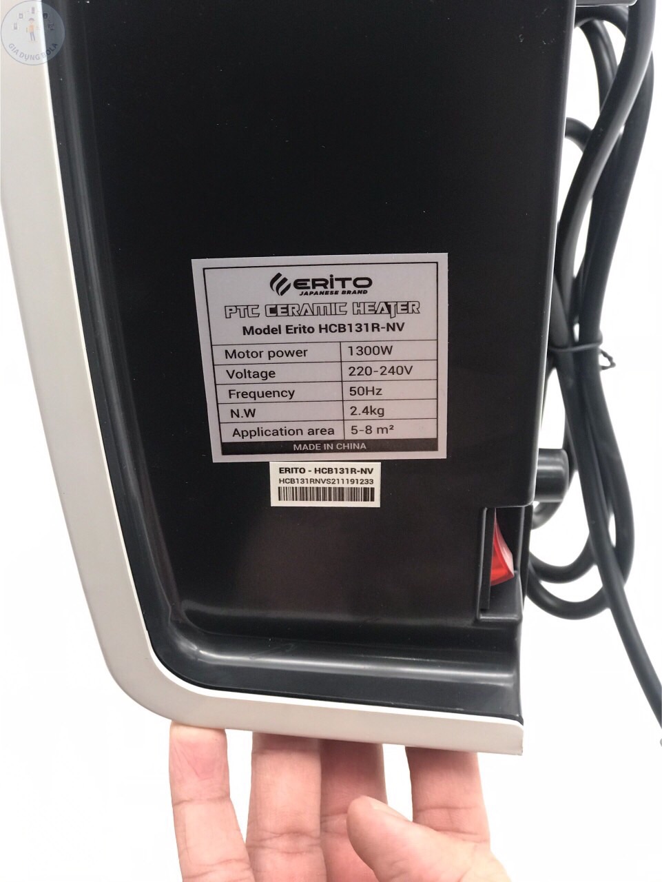 💥MÁY SƯỞI GỐM CERAMIC ERITO HCB131R