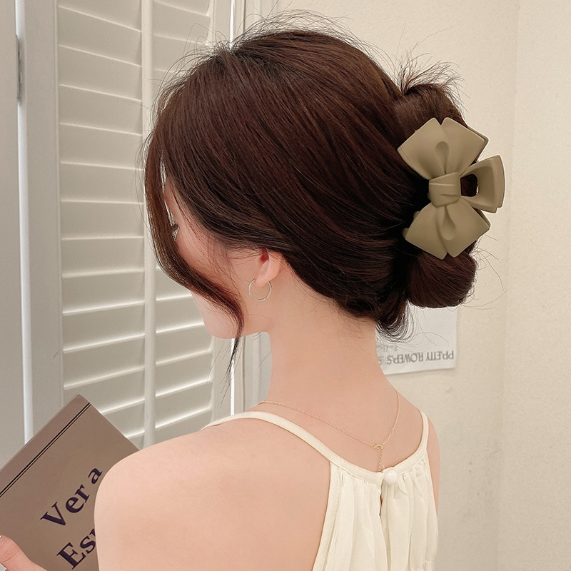 Kẹp Tóc Nơ Dễ Thương Phong Cách Hàn Quốc