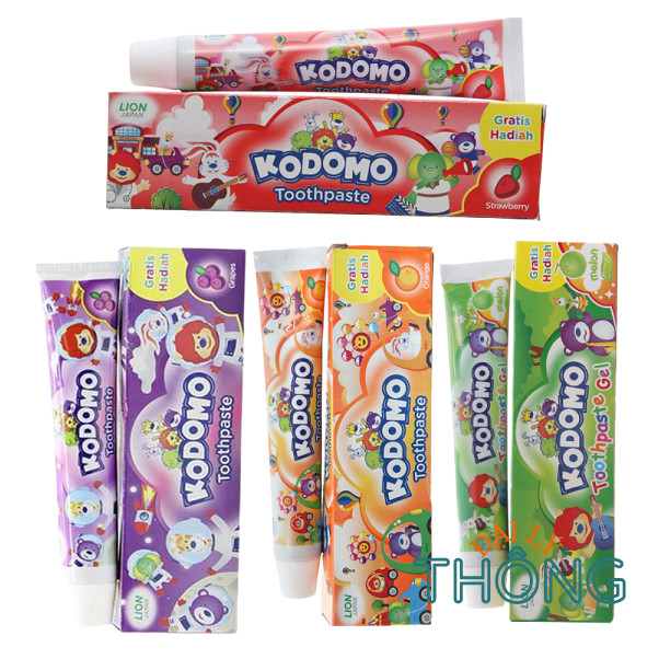 Kem Đánh Răng Trẻ Em Kodomo Toothpaste 45g (Nhiều Mùi)