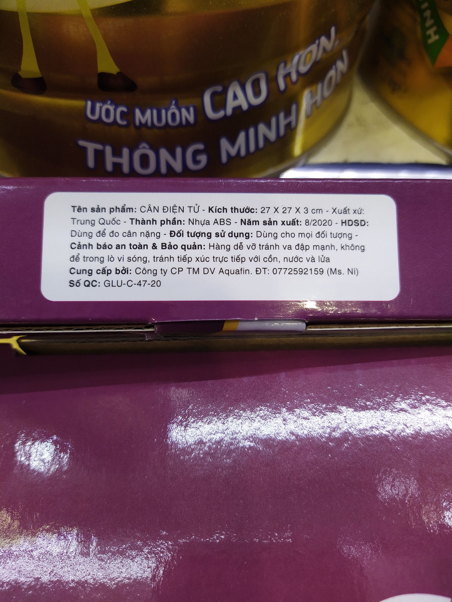 Cân điện tử Glucerna( hàng khuyến mãi)