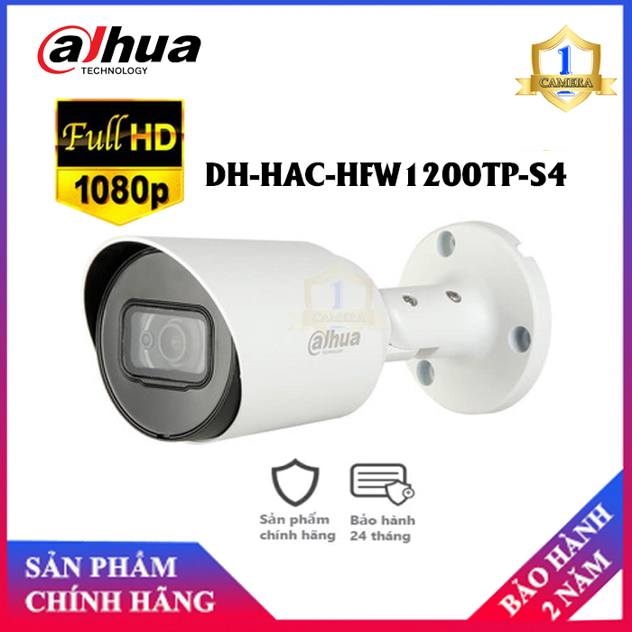 [HCM][CHÍNH HÃNG ] Camera 4 in 1 hồng ngoại 2.0 Megapixel DAHUA HAC-HFW1200TP-S4-Camera Số 1