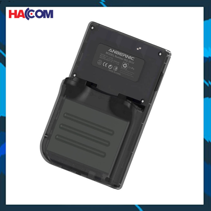 Máy chơi game cầm tay anbernic rg351v màu đen thời lượng chơi game liên tục lên đến 6h