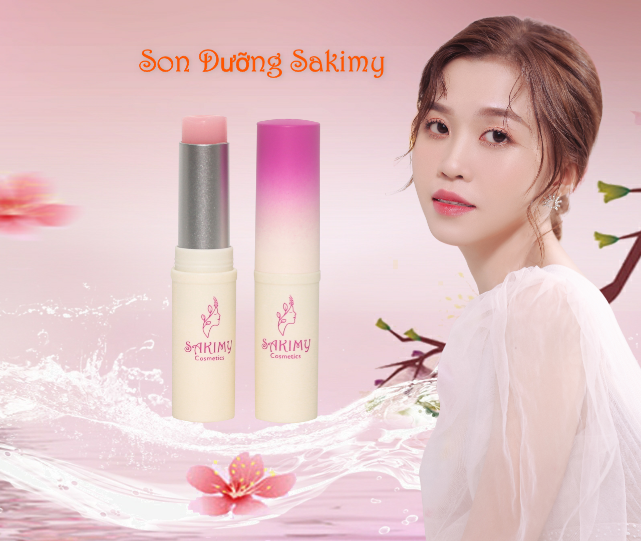 Son dưỡng môi Sakimy dưỡng ẩm cho đôi môi căng mọng (Chính hãng)