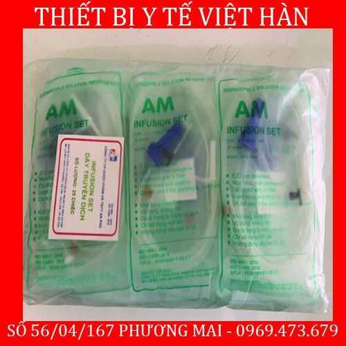 Dây chuyền dịch an phú túi 25 chiếc