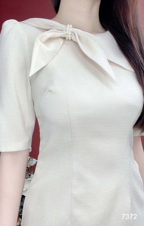 Đầm EMY EM7372 Suông Tay Lỡ Bố Gân