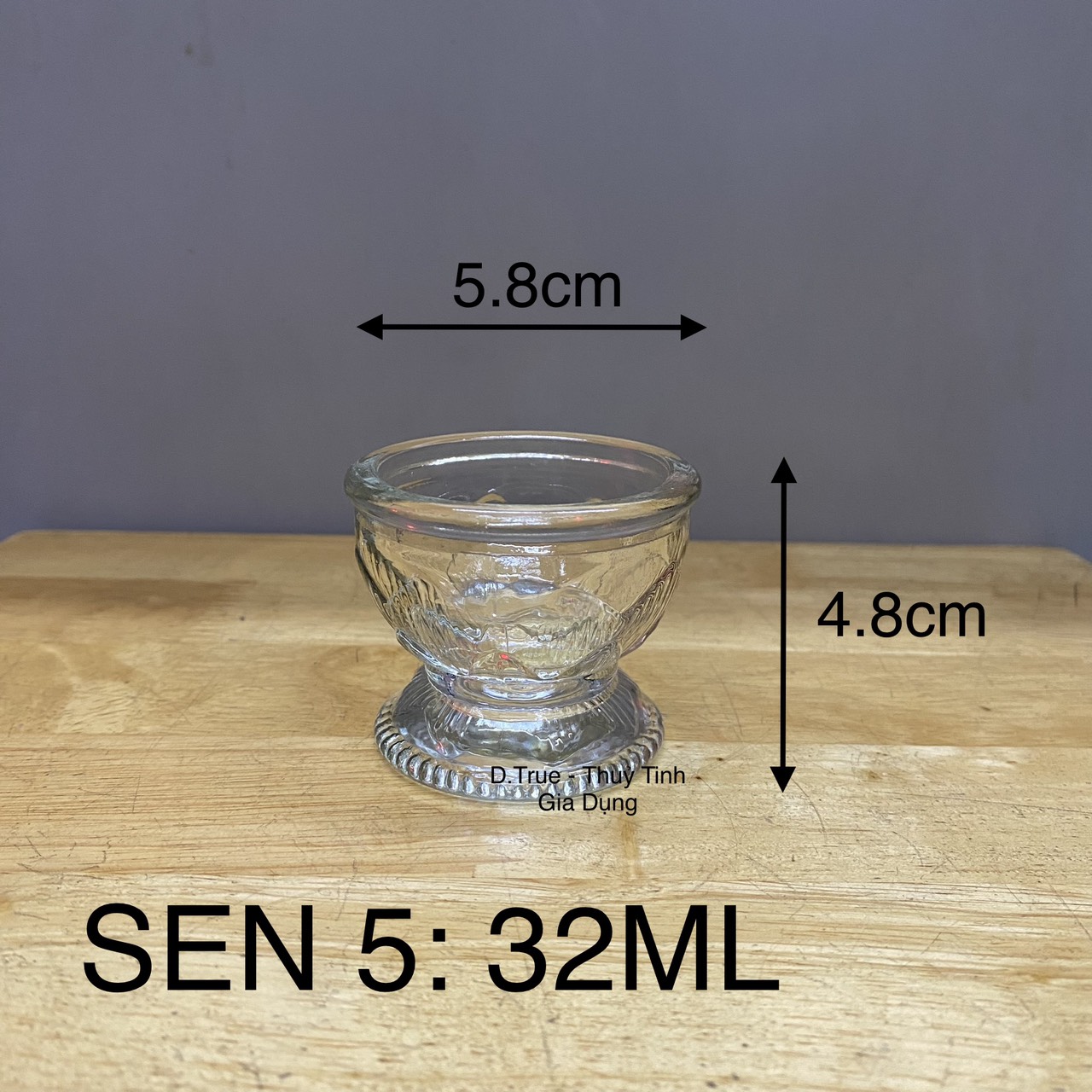 [Ly Đèn Cầy/ Ly Đựng Nến] Hộp 12 Ly Kiểu Loại Nhỏ (5 Kiểu)