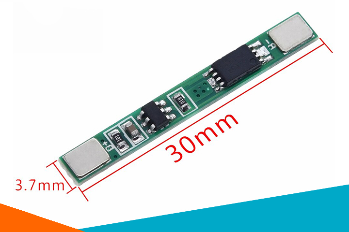 Module Bảo Vệ Quá Dòng Quá Áp Pin 18650 3.7V 3A 1S