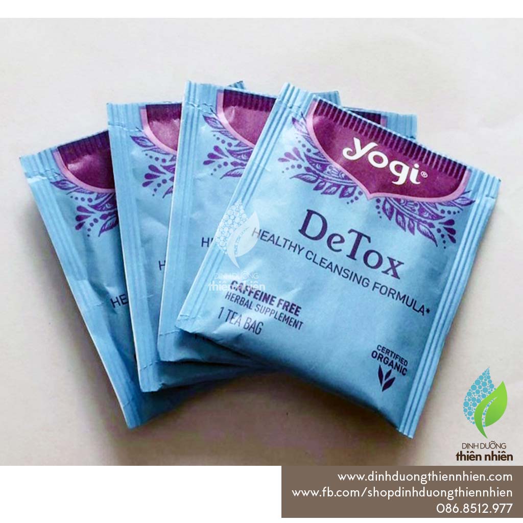 Trà Hữu Cơ Yogi Detox, Giúp Giải Độc Cơ Thể