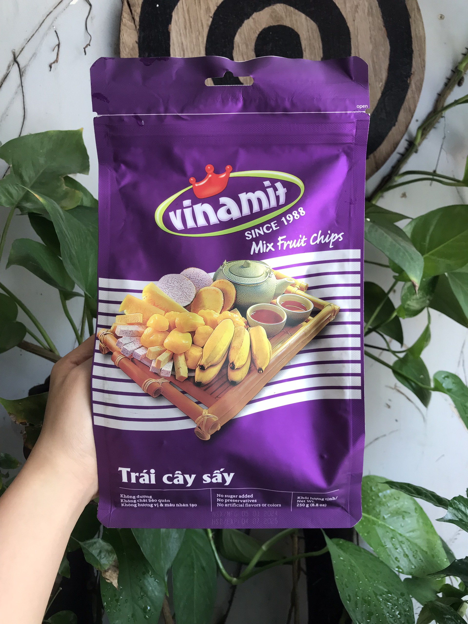 Trái Cây Sấy Vinamit Mix Fruit Chips (Gói 250g)