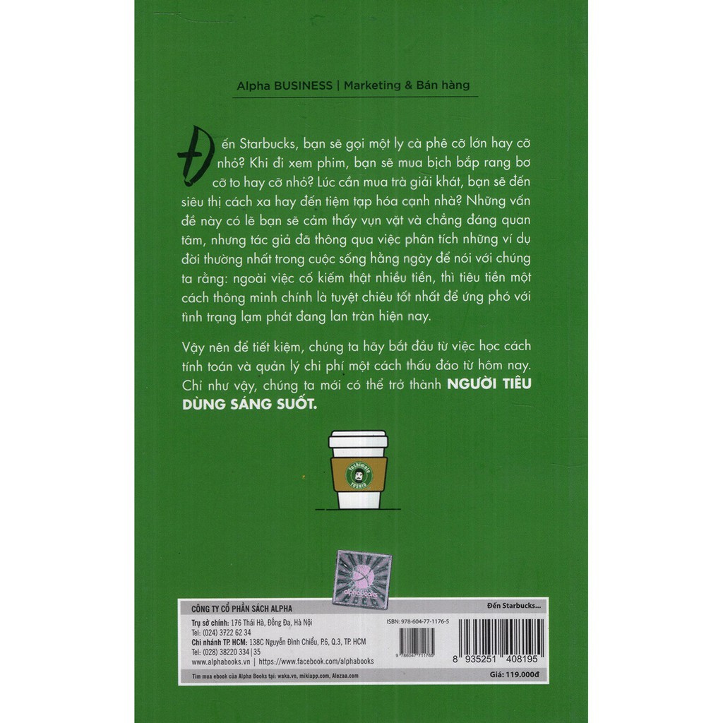 Sách Alphabooks - Đến Starbucks Mua Cà Phê Cốc Lớn (Tái Bản 2018)