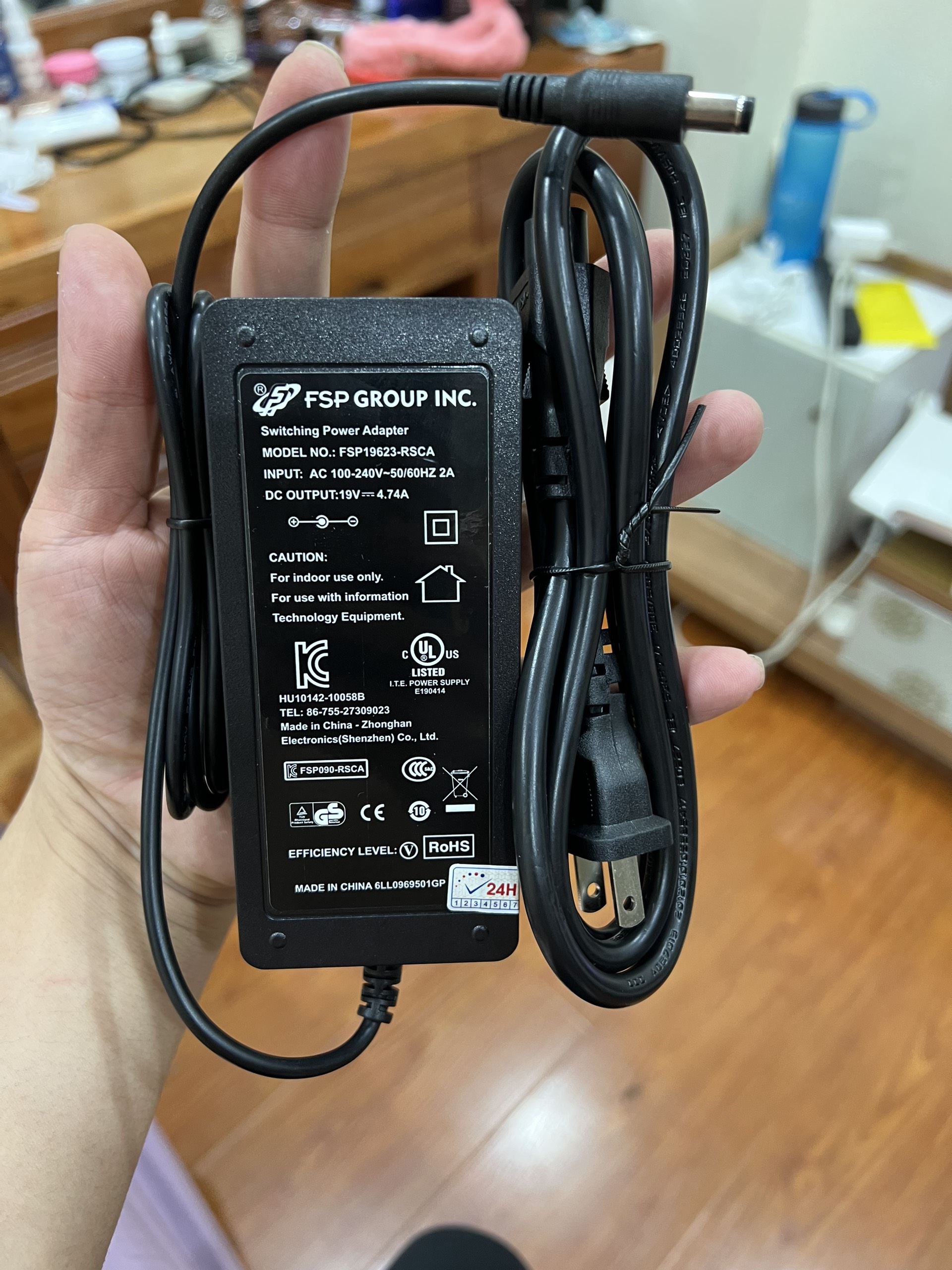 Nguồn 19v máy PC Intel NUC Kit