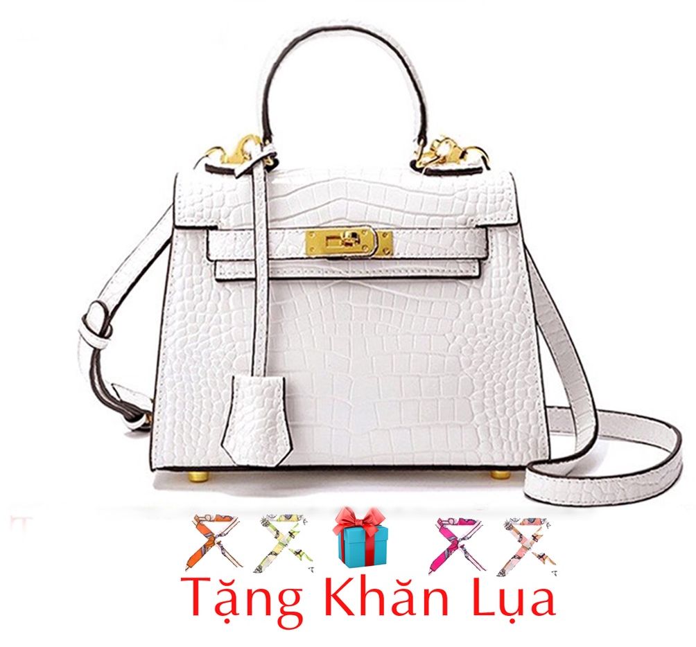 Túi Xách nữ HM Da rắnTặng Khăn Lụa Giá Sỉ