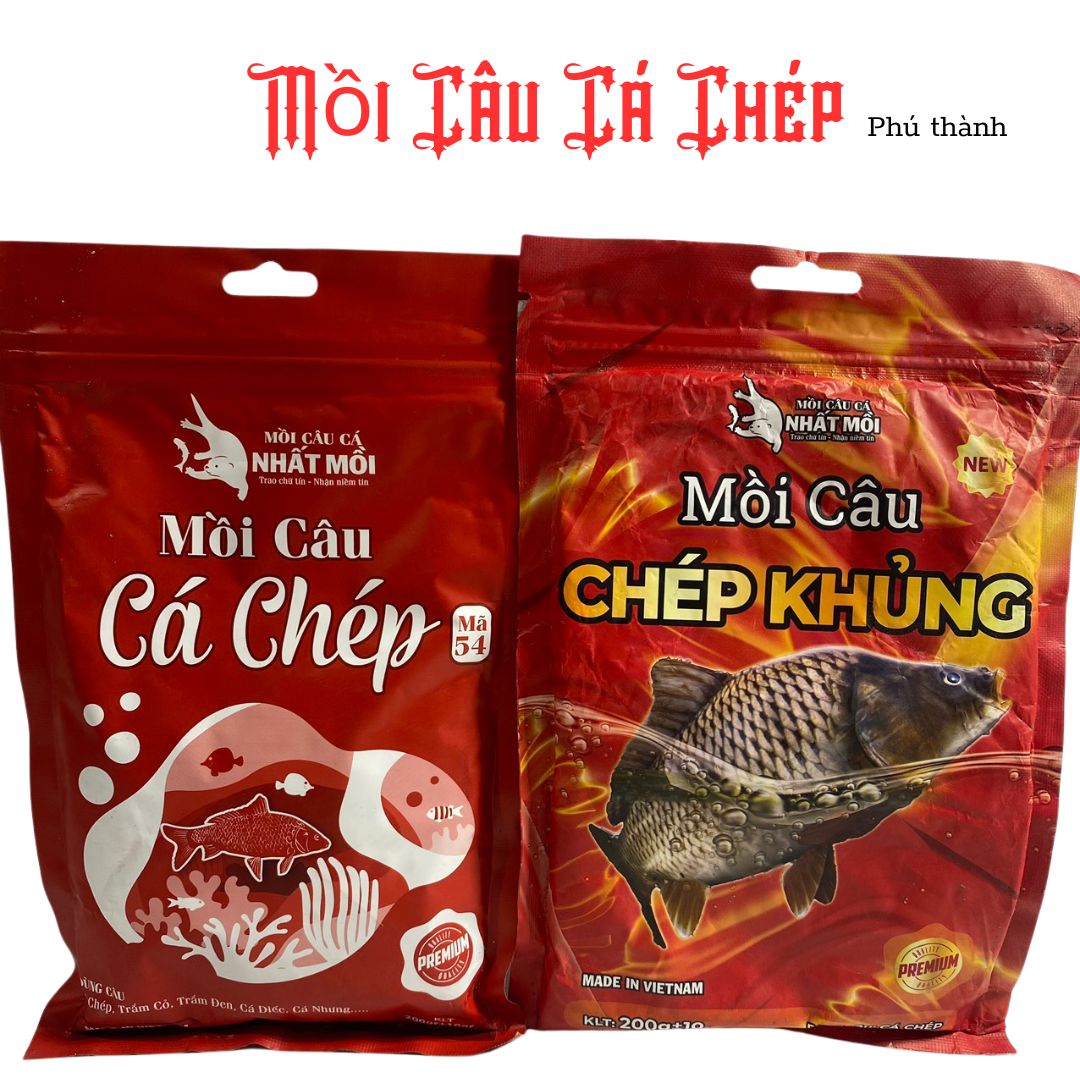 Mồi câu cá chép Phú Thành Nhất Mồi - mã 54 ( gói 200g)