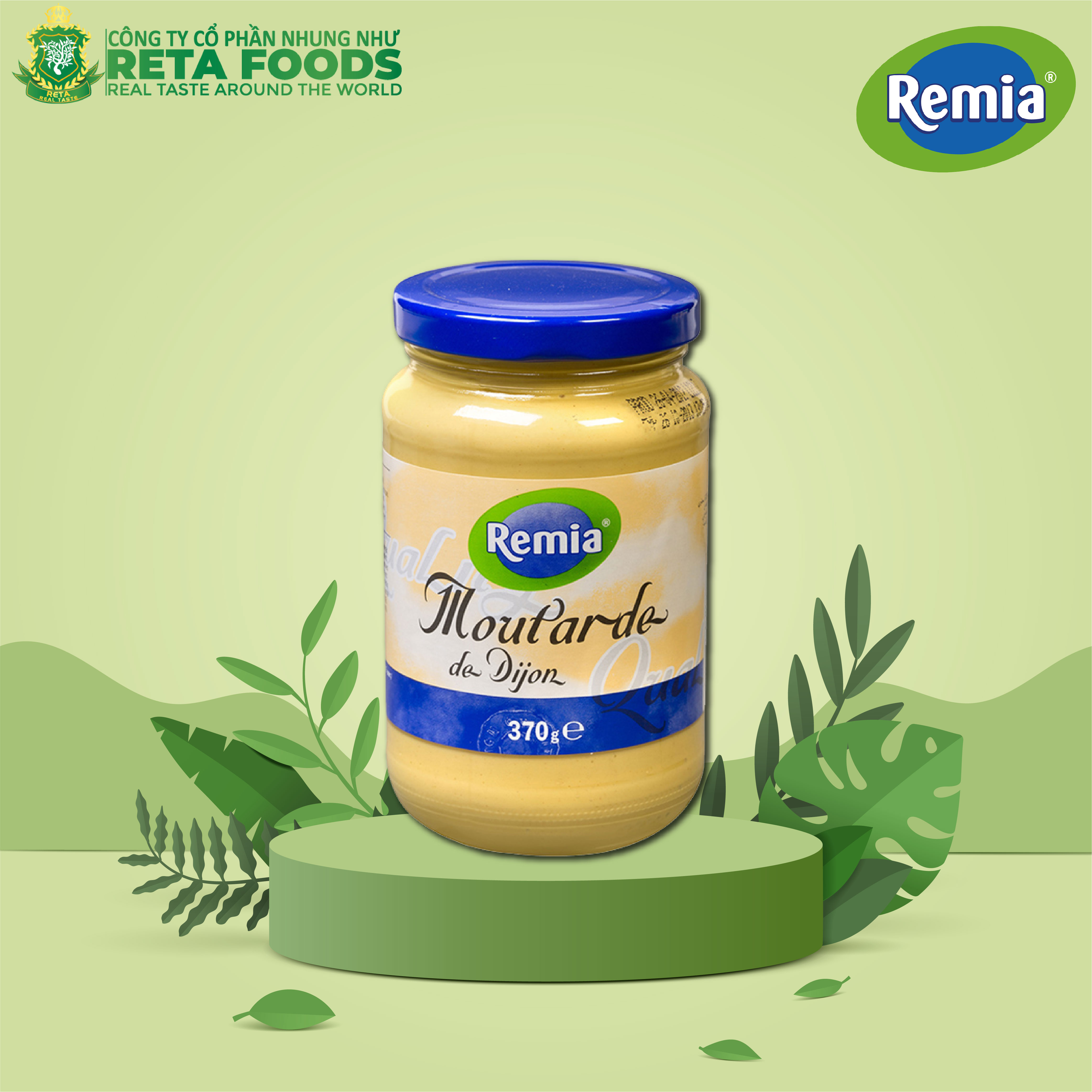 Mù tạt vàng Dijon Mustard Remia 850GR/370GR