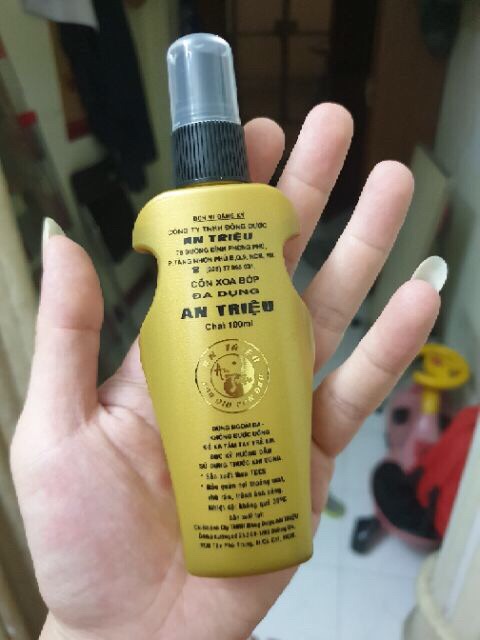 Cồn xoa bóp An Triệu ( date mới nhhất )