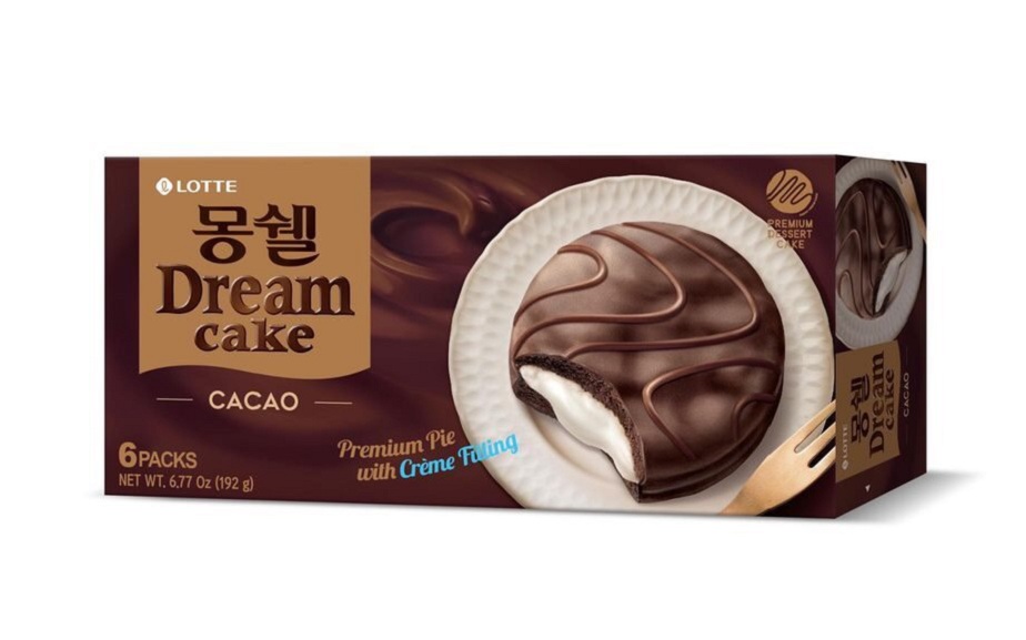 Bánh Chocopie Dream cake Hàn Quốc Vị Cacao Lotte 192g