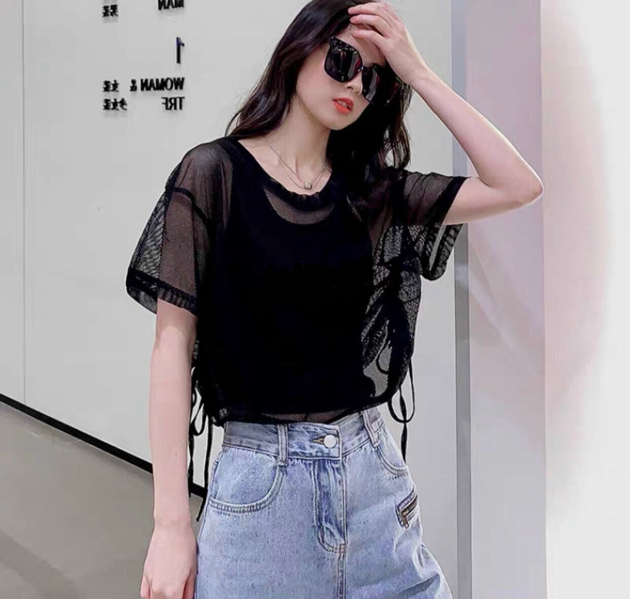 SET ÁO LƯỚT KÈM LÓT CỰC XINH DÂY NƠ UNISEX CADI NỮ XINH TP2020