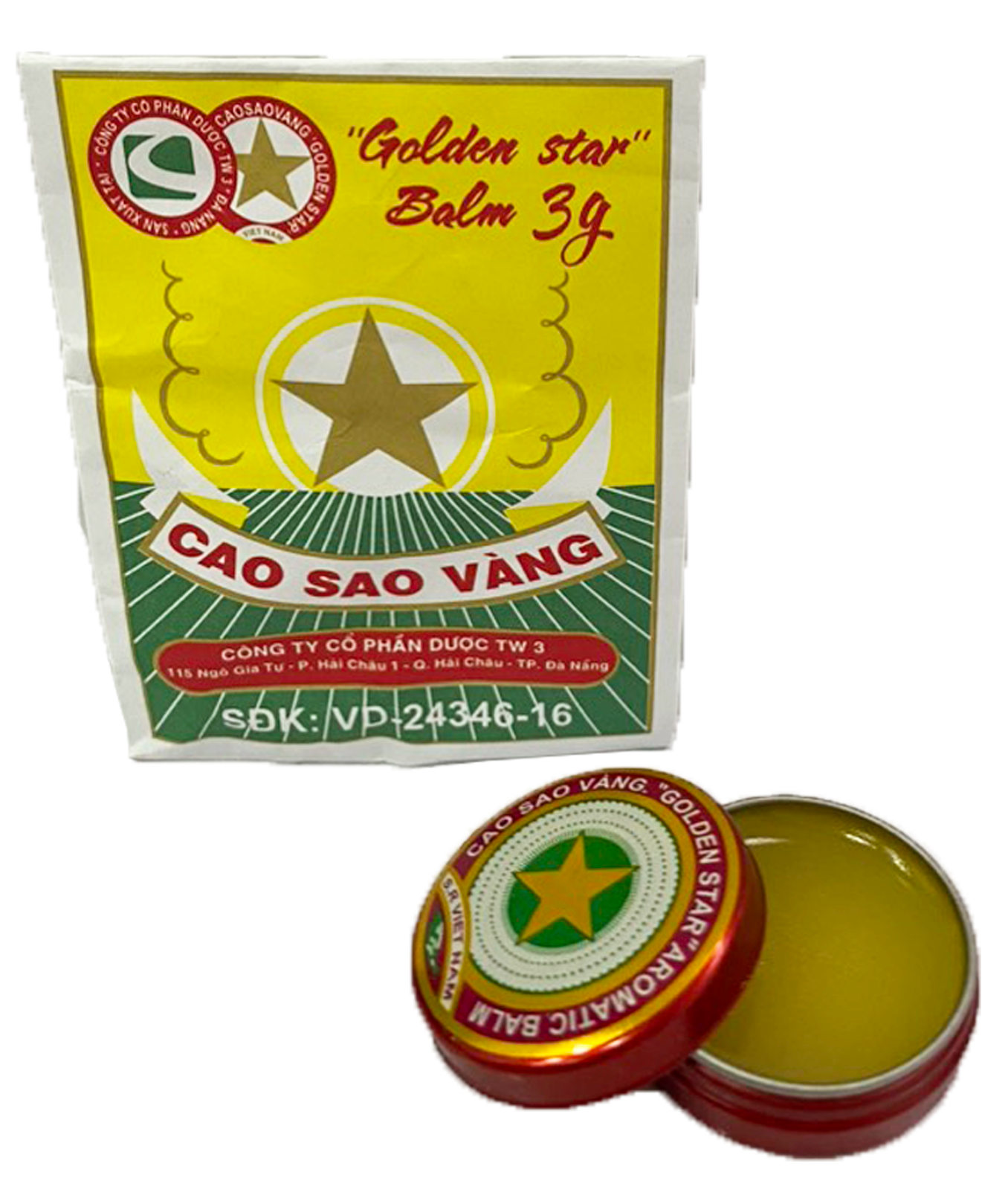 Dầu cao sao vàng Golden Star 3g