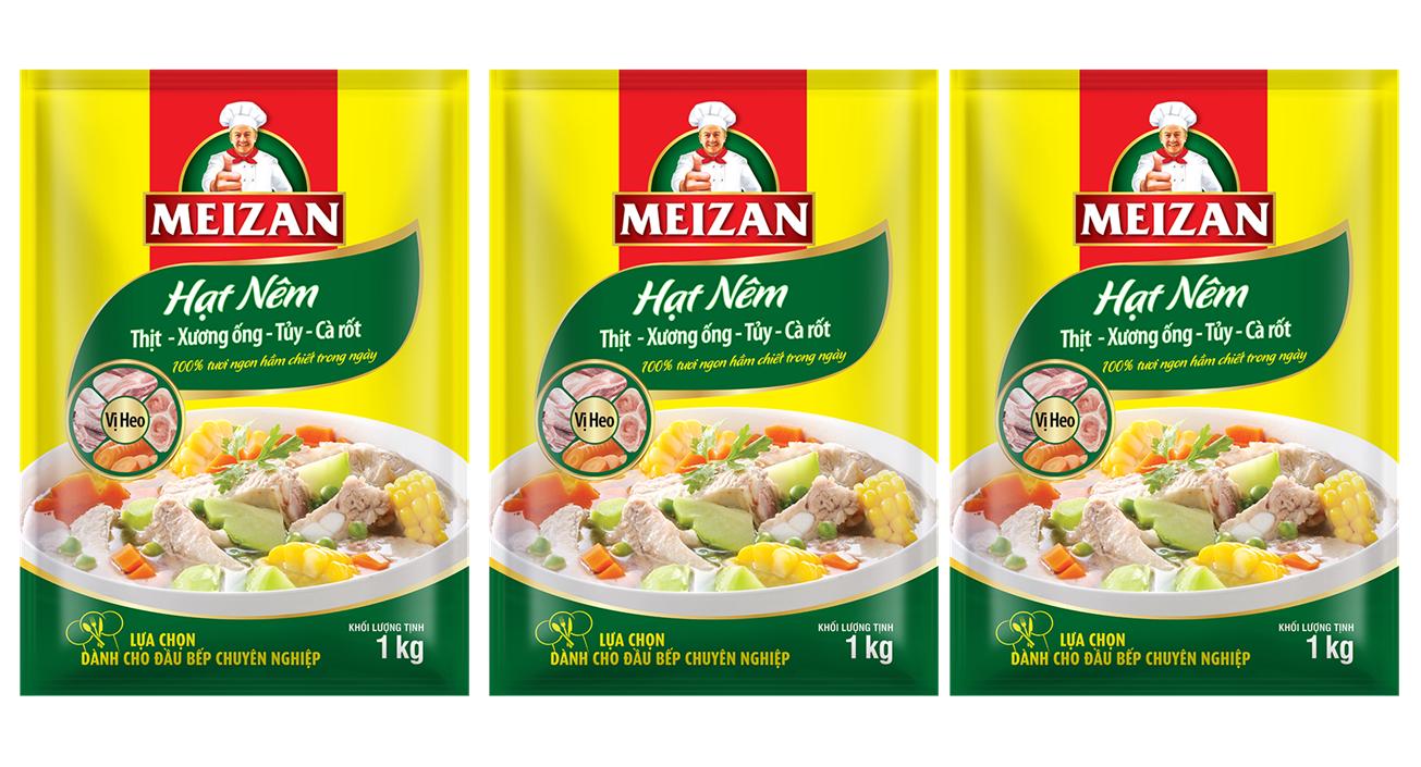 Bịch Hạt Nêm Meizan Vị Thịt Heo 1kg