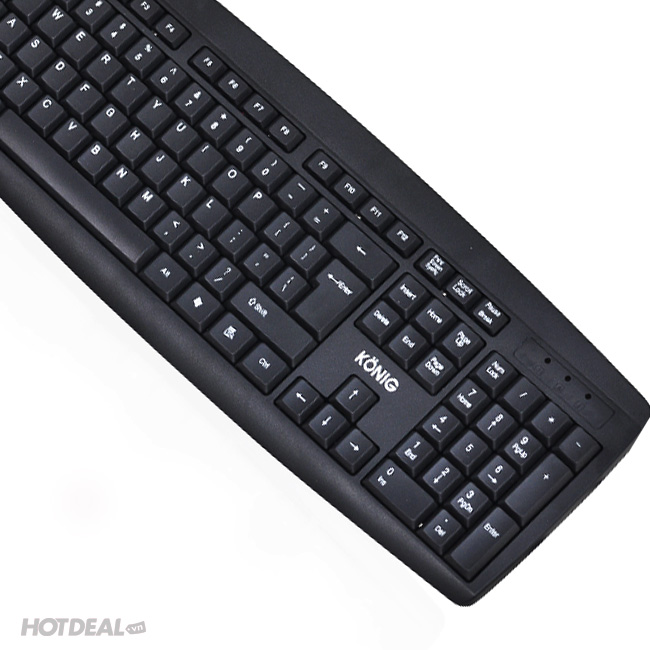 Bàn Phím Có Dây Konig KB318 (Đen)
