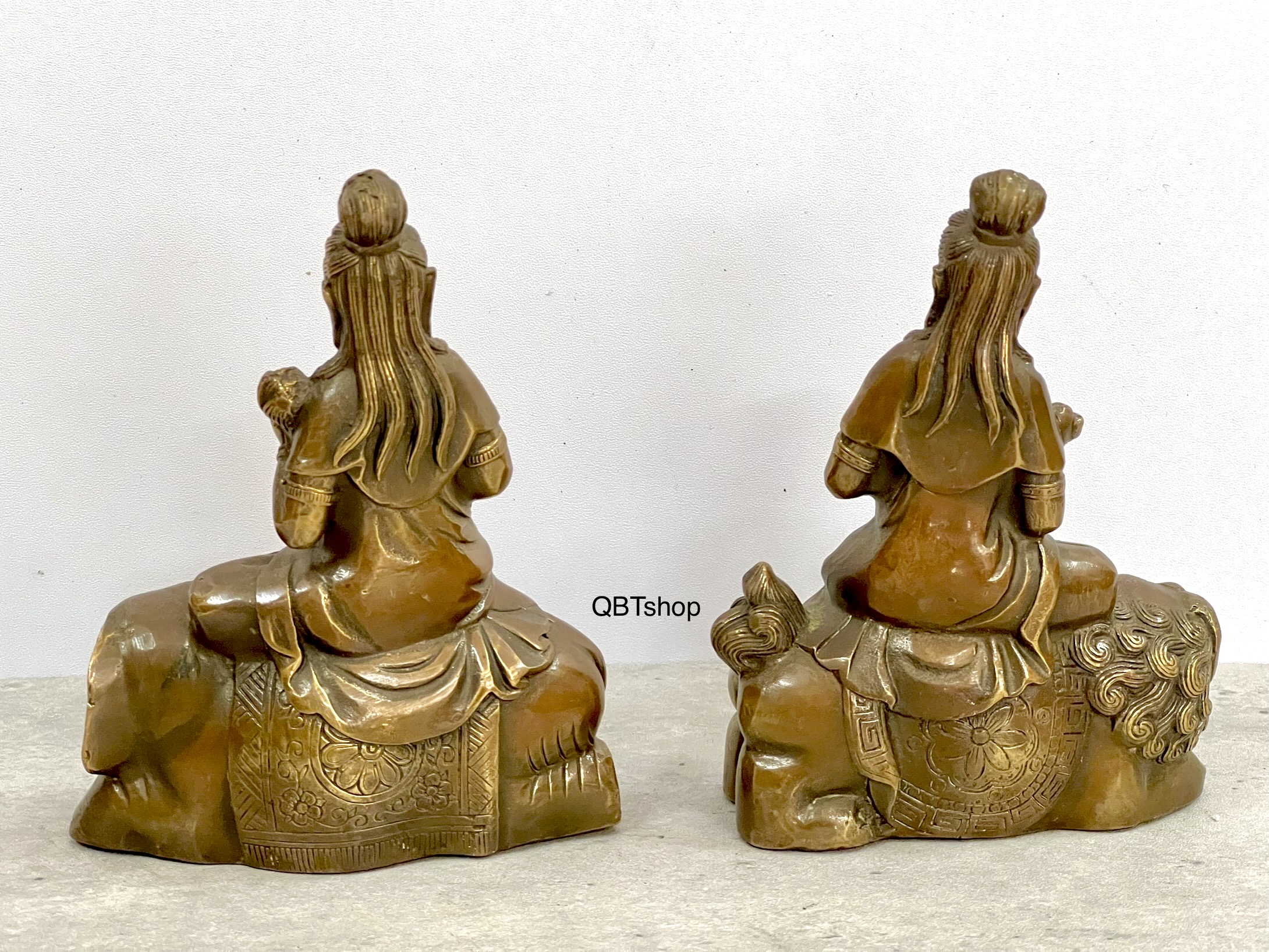 Văn thù phổ hiền bằng đồng phong thuỷ