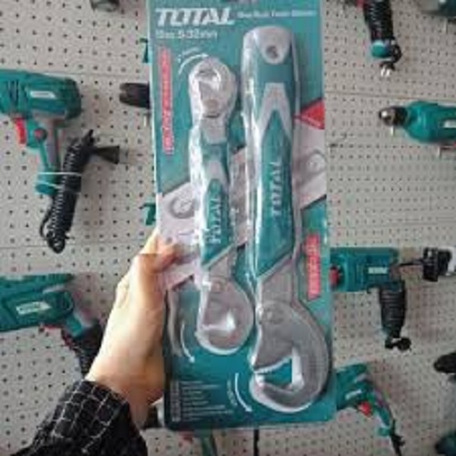 Total - tht10309328 bộ mỏ lết đa năng 2 chi tiết