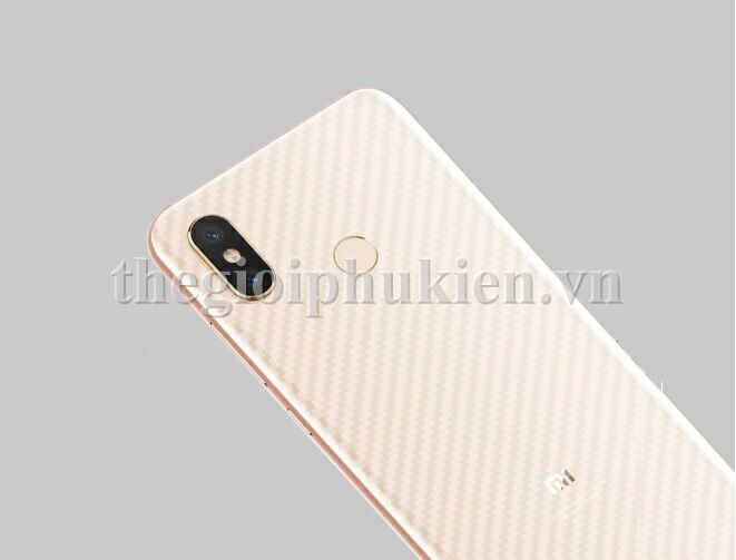 Miếng dán vân carbon, các bon mặt lưng cho Xiaomi Mi Max 3