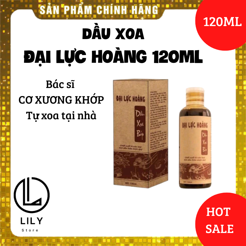 Dầu Xoa Bóp Đại Lực Hoàng Hỗ Trợ Xương Khớp - Mỏi Vai Gáy