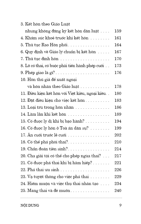TÌM HIỂU GIÁO LUẬT VỀ HÔN NHÂN