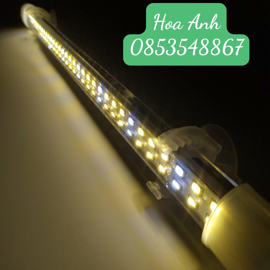 Đèn led kaokui 2 hàng bóng, hồ 60cm/80cm/100cm/120 chuyên dụng cho cá rồng