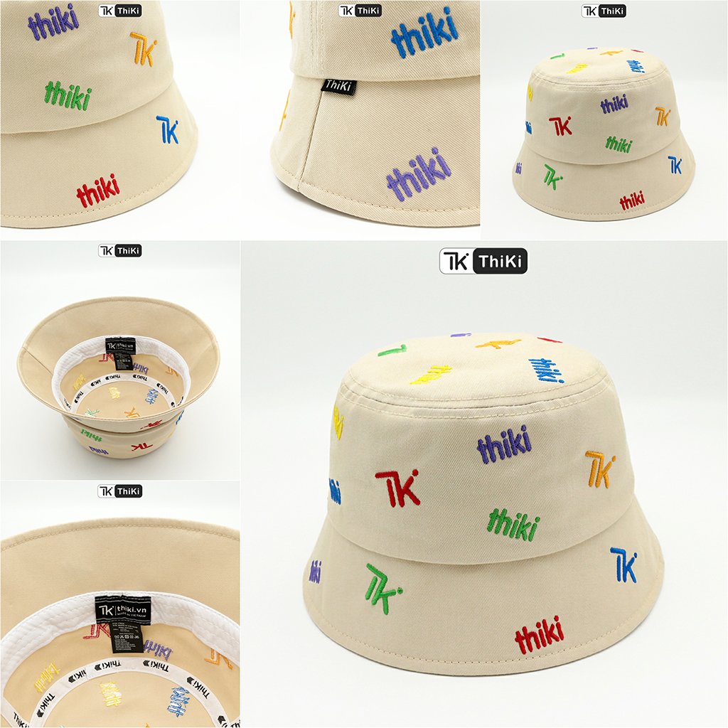 Nón Bucket Hippie Monogram THIKI
