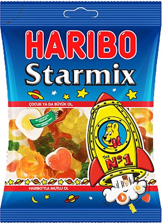 Kẹo dẻo Haribo Starmix 80g Combo 5 gói