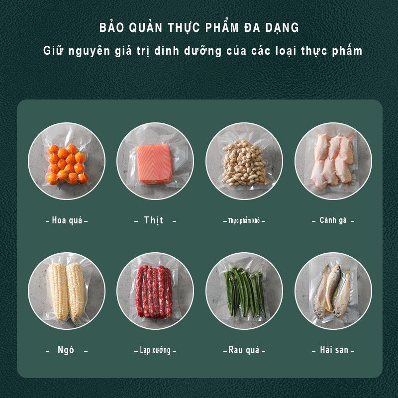 Máy Hút Chân Không Máy Hàn Miệng Túi Cao Cấp Đa Chức Năng
