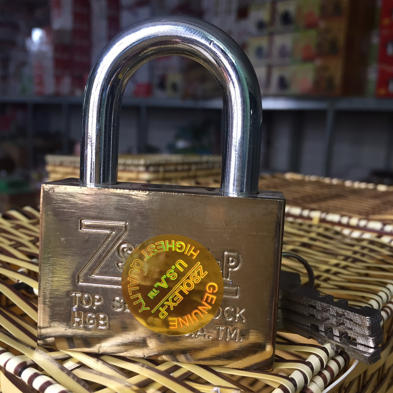 [LOẠI LỚN] Ổ khóa  60mm  Cao Cấp U.S.A an toàn cho mọi nhà