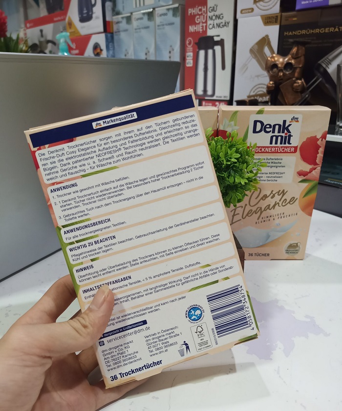 Giấy thơm quần áo Denkmit