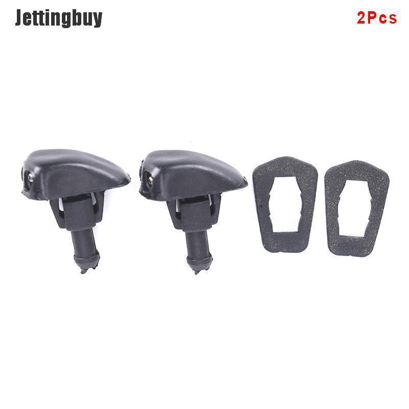 Jettingbuy 2pcs Universal Car Window Windshield Wiper Washer Nozzle Water Spray Jet